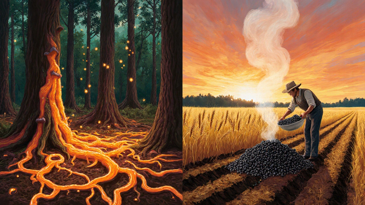 Fungal Biochar: Turning Waste into Stable Carbon